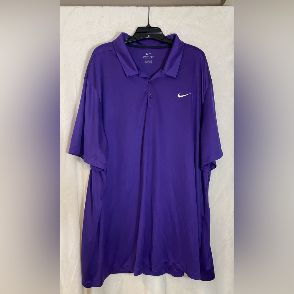 Nike Men's Vibrant Purple Polo 4XLT Shirt